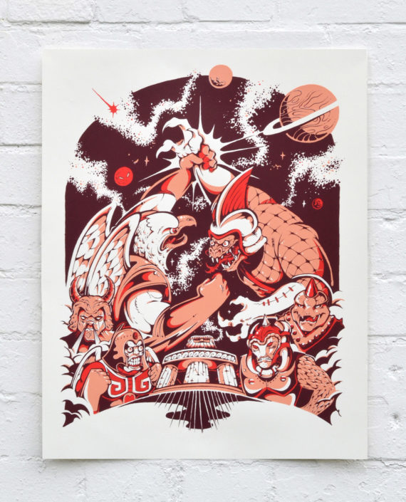 Clash At The Colosseum – Screen Print